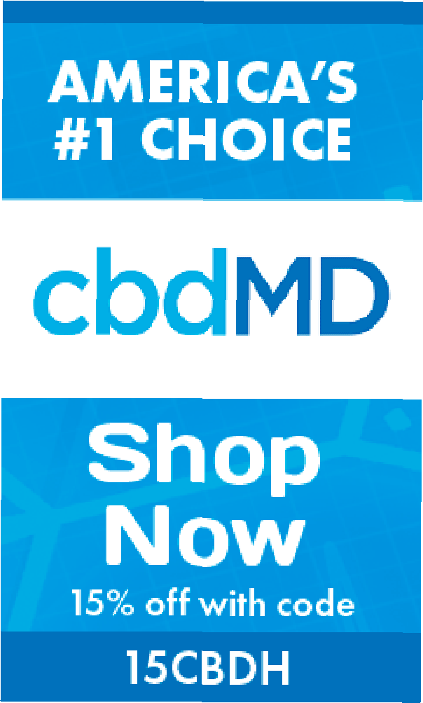 cbdMD - 15% de descuento con código: 15CBDH